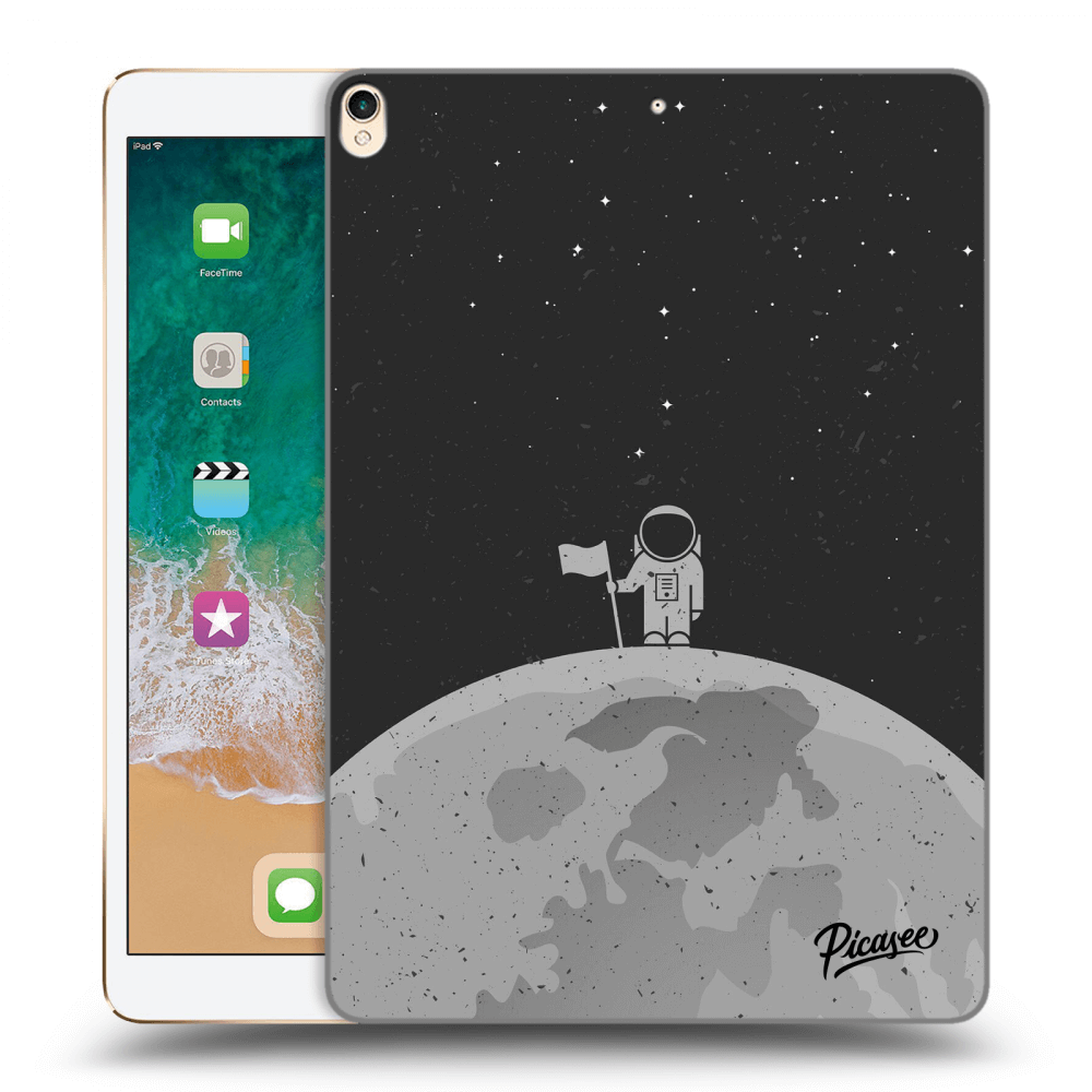 Picasee διαφανής θήκη σιλικόνης Apple iPad Pro 10.5" 2017 (2. gen) - Astronaut