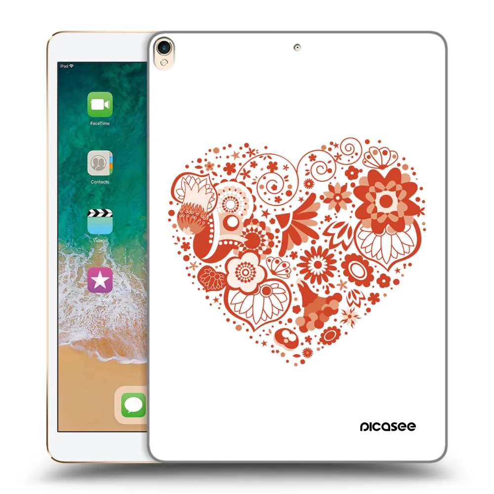 Picasee διαφανής θήκη σιλικόνης Apple iPad Pro 10.5" 2017 (2. gen) - Big heart