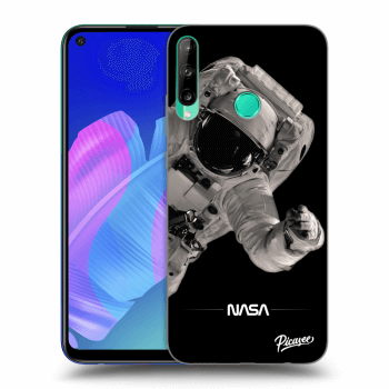 Picasee Μαύρη θήκη σιλικόνης για Huawei P40 Lite E - Astronaut Big