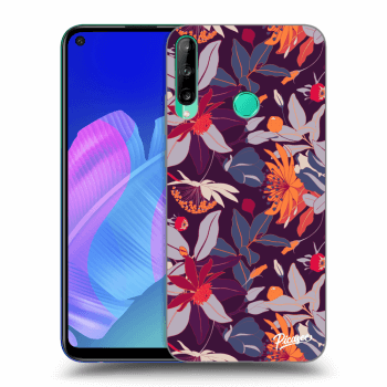 Θήκη για Huawei P40 Lite E - Purple Leaf