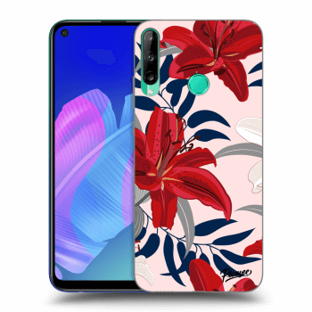 Θήκη για Huawei P40 Lite E - Red Lily