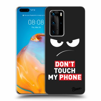 Θήκη για Huawei P40 Pro - Angry Eyes - Transparent