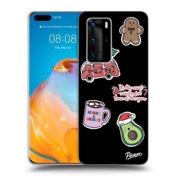 Θήκη για Huawei P40 Pro - Christmas Stickers