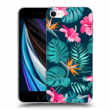 Θήκη για Apple iPhone SE 2020 - Pink Monstera