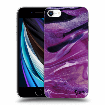 Θήκη για Apple iPhone SE 2020 - Purple glitter