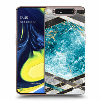 Θήκη για Samsung Galaxy A80 A805F - Blue geometry