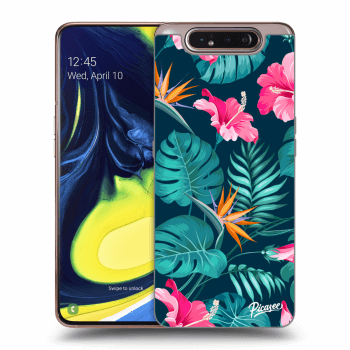 Θήκη για Samsung Galaxy A80 A805F - Pink Monstera