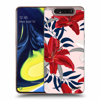 Θήκη για Samsung Galaxy A80 A805F - Red Lily