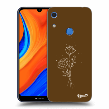 Θήκη για Huawei Y6S - Brown flowers