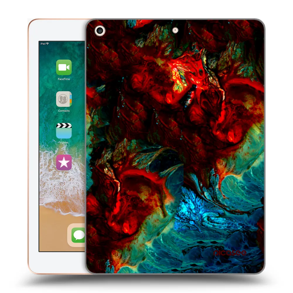Picasee διαφανής θήκη σιλικόνης Apple iPad 9.7" 2018 (6. gen) - Universe
