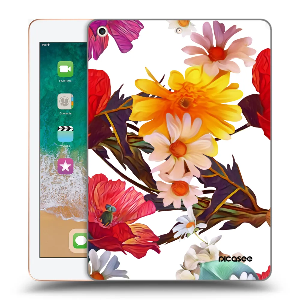 Picasee διαφανής θήκη σιλικόνης Apple iPad 9.7" 2018 (6. gen) - Meadow