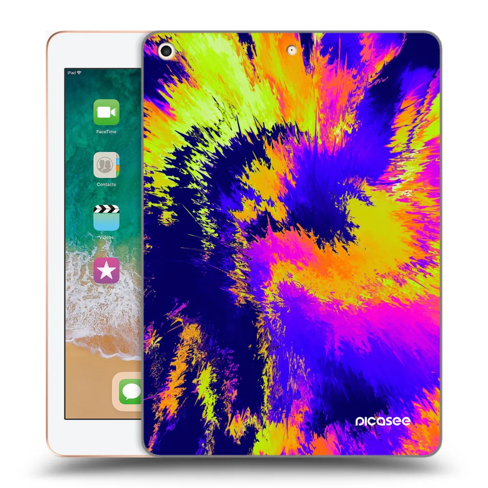Picasee διαφανής θήκη σιλικόνης Apple iPad 9.7" 2018 (6. gen) - Burn