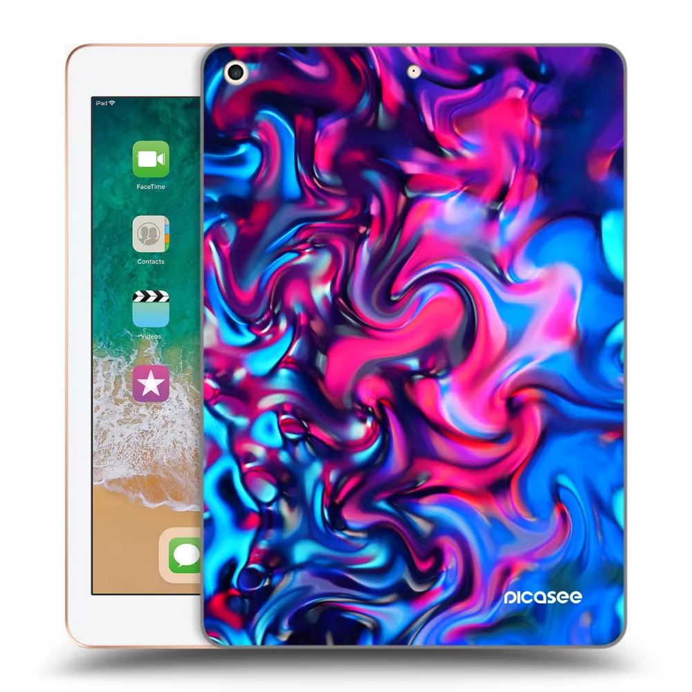 Picasee διαφανής θήκη σιλικόνης Apple iPad 9.7" 2018 (6. gen) - Redlight