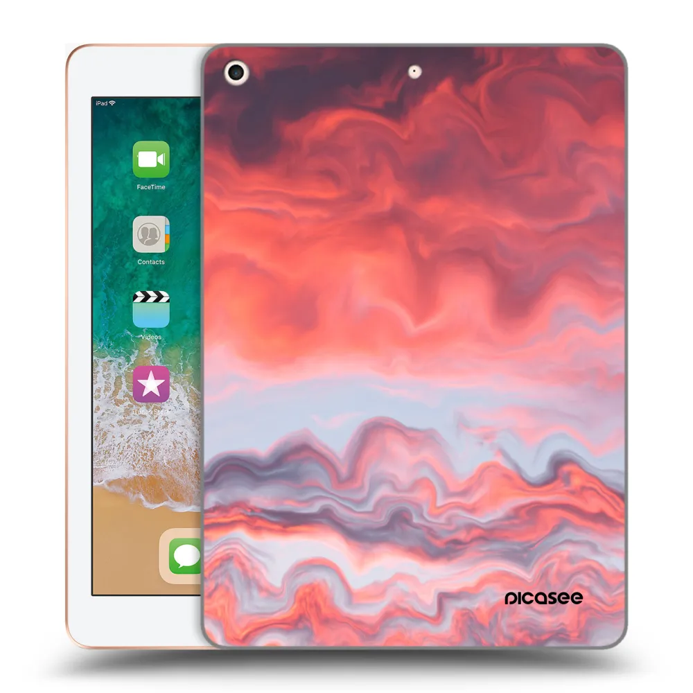 Picasee διαφανής θήκη σιλικόνης Apple iPad 9.7" 2018 (6. gen) - Sunset