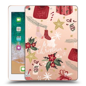 Picasee διαφανής θήκη σιλικόνης Apple iPad 9.7" 2018 (6. gen) - Christmas