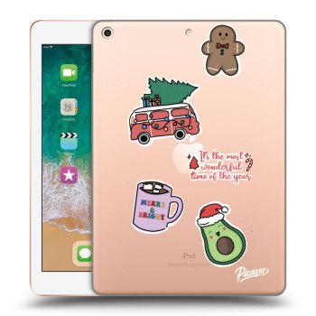 Θήκη για Apple iPad 9.7" 2018 (6. gen) - Christmas Stickers