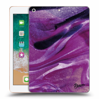 Θήκη για Apple iPad 9.7" 2018 (6. gen) - Purple glitter