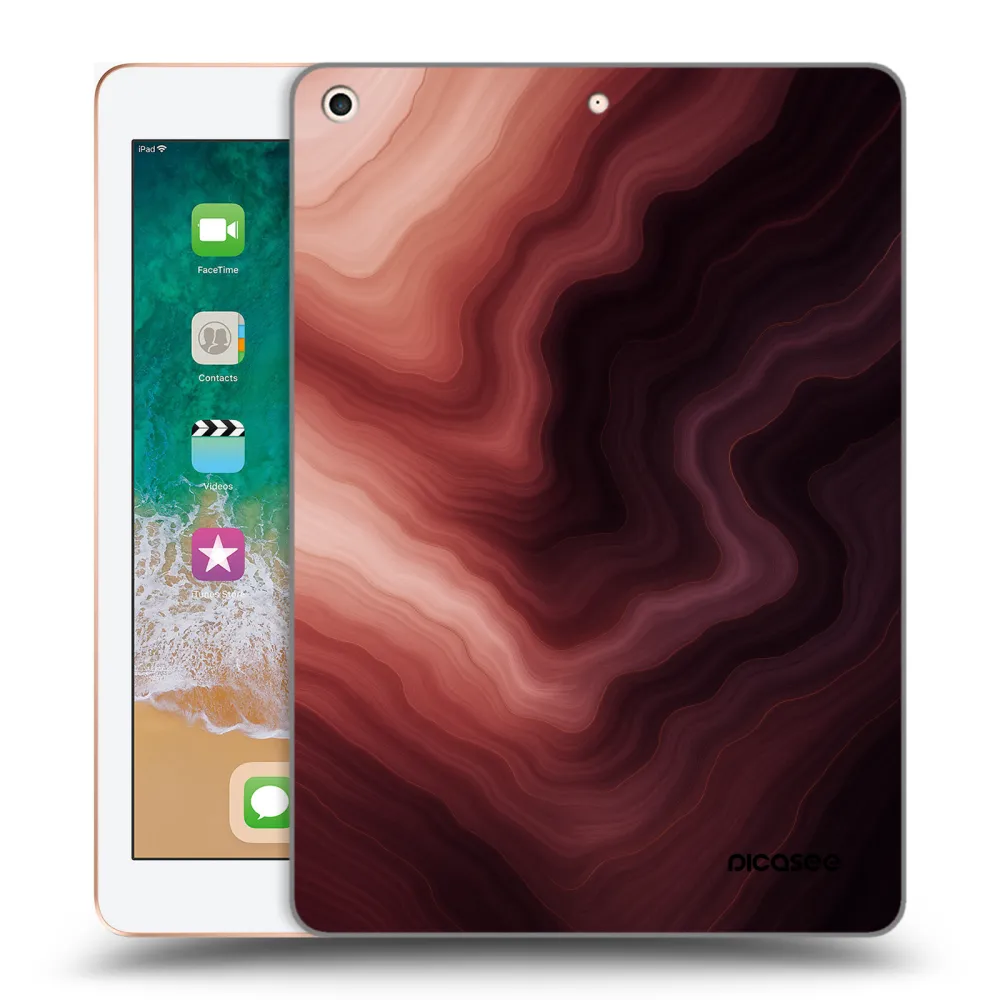 Picasee διαφανής θήκη σιλικόνης Apple iPad 9.7" 2018 (6. gen) - Rouge