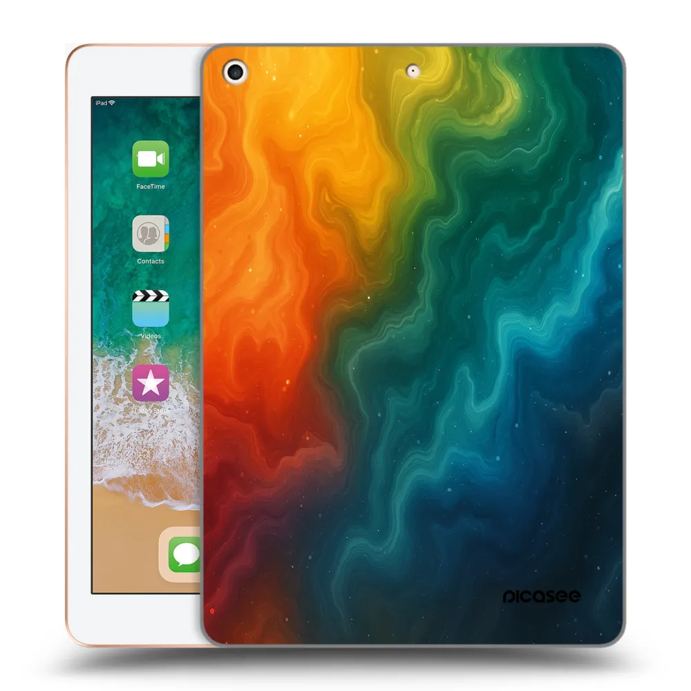 Picasee διαφανής θήκη σιλικόνης Apple iPad 9.7" 2018 (6. gen) - Solar