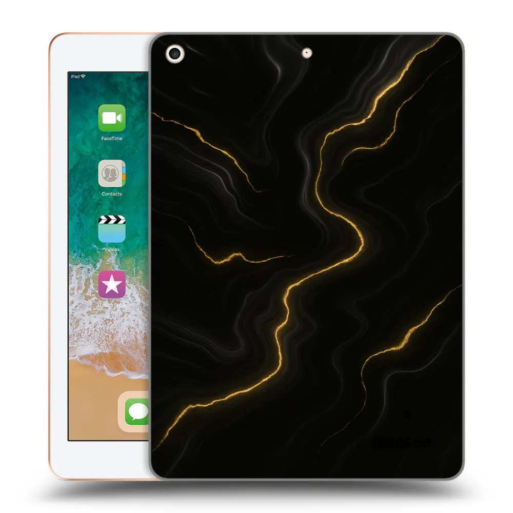 Picasee διαφανής θήκη σιλικόνης Apple iPad 9.7" 2018 (6. gen) - Thunder
