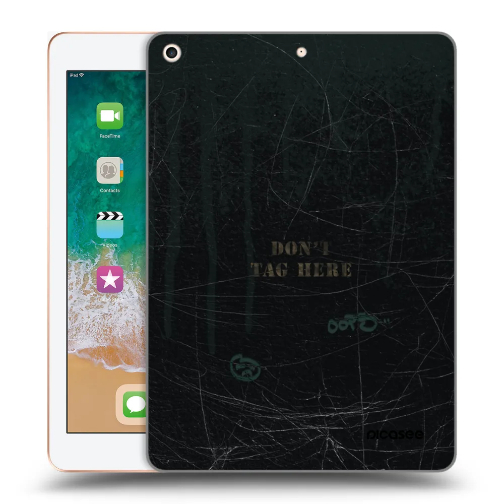 Picasee διαφανής θήκη σιλικόνης Apple iPad 9.7" 2018 (6. gen) - DON´T TAG