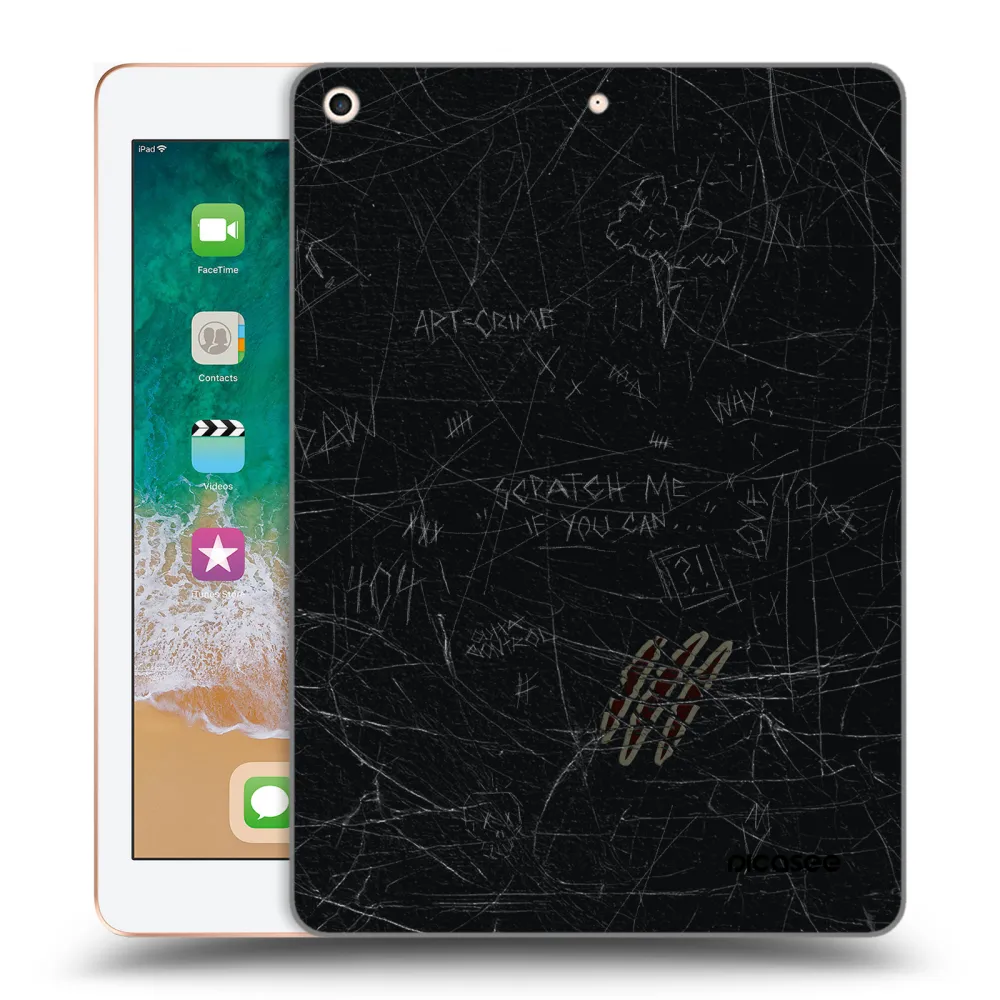 Picasee διαφανής θήκη σιλικόνης Apple iPad 9.7" 2018 (6. gen) - SCRATCH