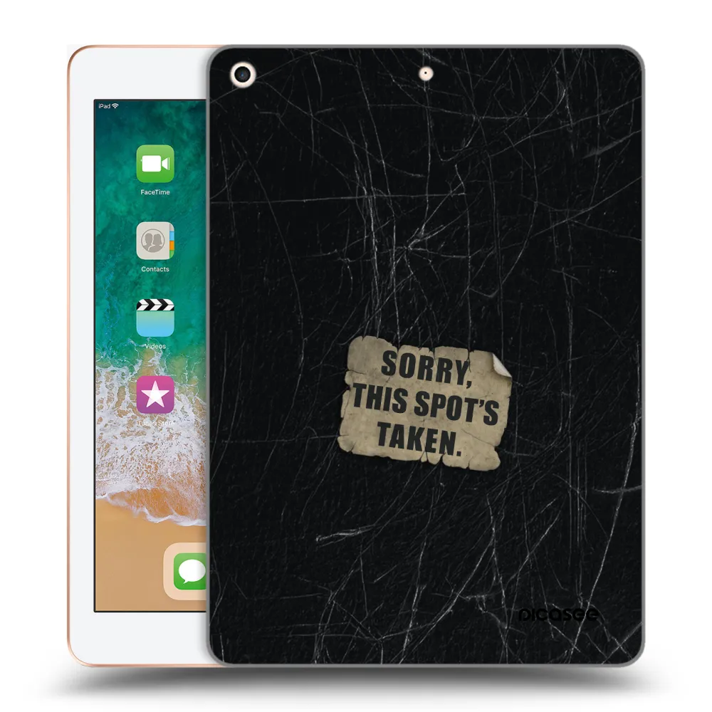 Picasee διαφανής θήκη σιλικόνης Apple iPad 9.7" 2018 (6. gen) - SORRY