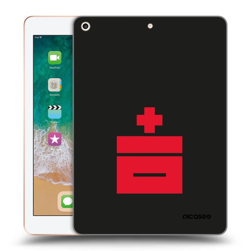 Picasee διαφανής θήκη σιλικόνης Apple iPad 9.7" 2018 (6. gen) - Le Plastenciaga