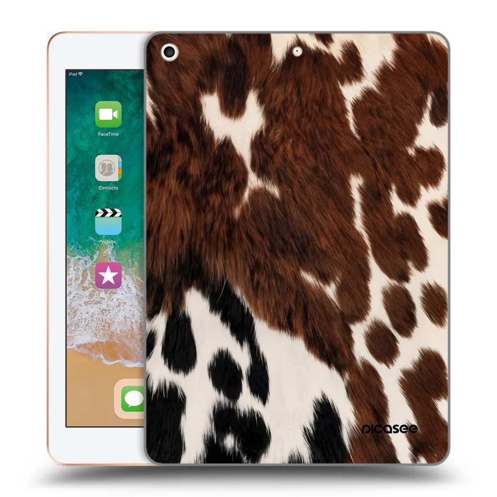 Picasee διαφανής θήκη σιλικόνης Apple iPad 9.7" 2018 (6. gen) - Rust