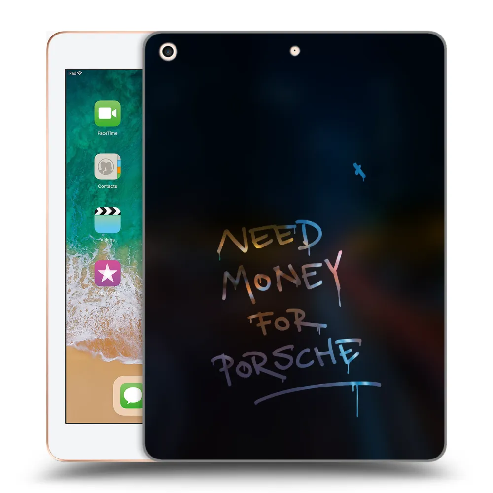 Picasee διαφανής θήκη σιλικόνης Apple iPad 9.7" 2018 (6. gen) - Neon Nights