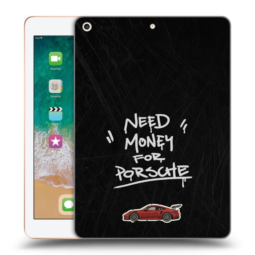 Picasee διαφανής θήκη σιλικόνης Apple iPad 9.7" 2018 (6. gen) - Dark Racer