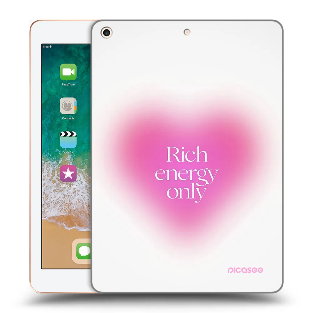 Picasee διαφανής θήκη σιλικόνης Apple iPad 9.7" 2018 (6. gen) - Rich Energy