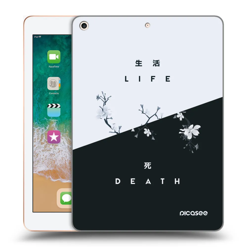 Picasee διαφανής θήκη σιλικόνης Apple iPad 9.7" 2018 (6. gen) - Life - Death