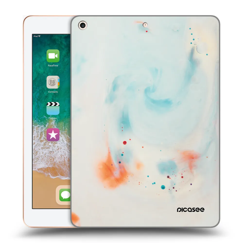 Picasee διαφανής θήκη σιλικόνης Apple iPad 9.7" 2018 (6. gen) - Splash
