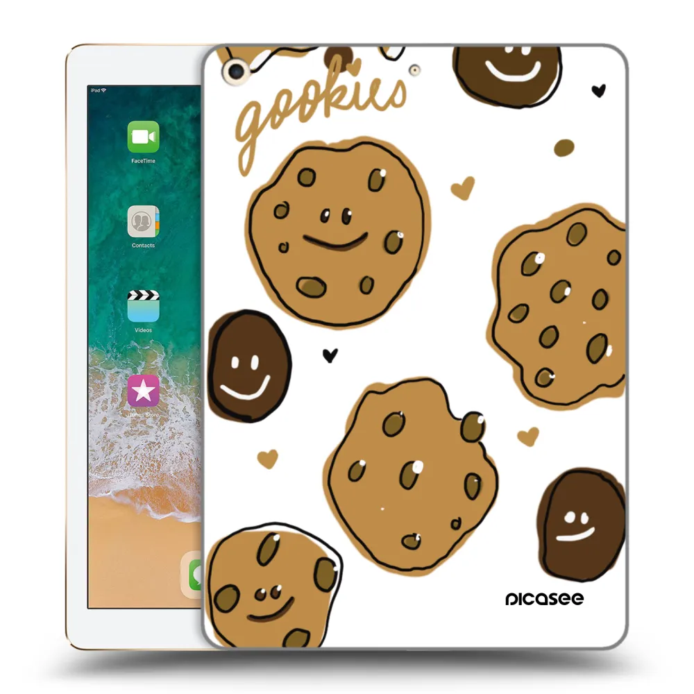 Picasee διαφανής θήκη σιλικόνης Apple iPad 9.7" 2017 (5. gen) - Gookies