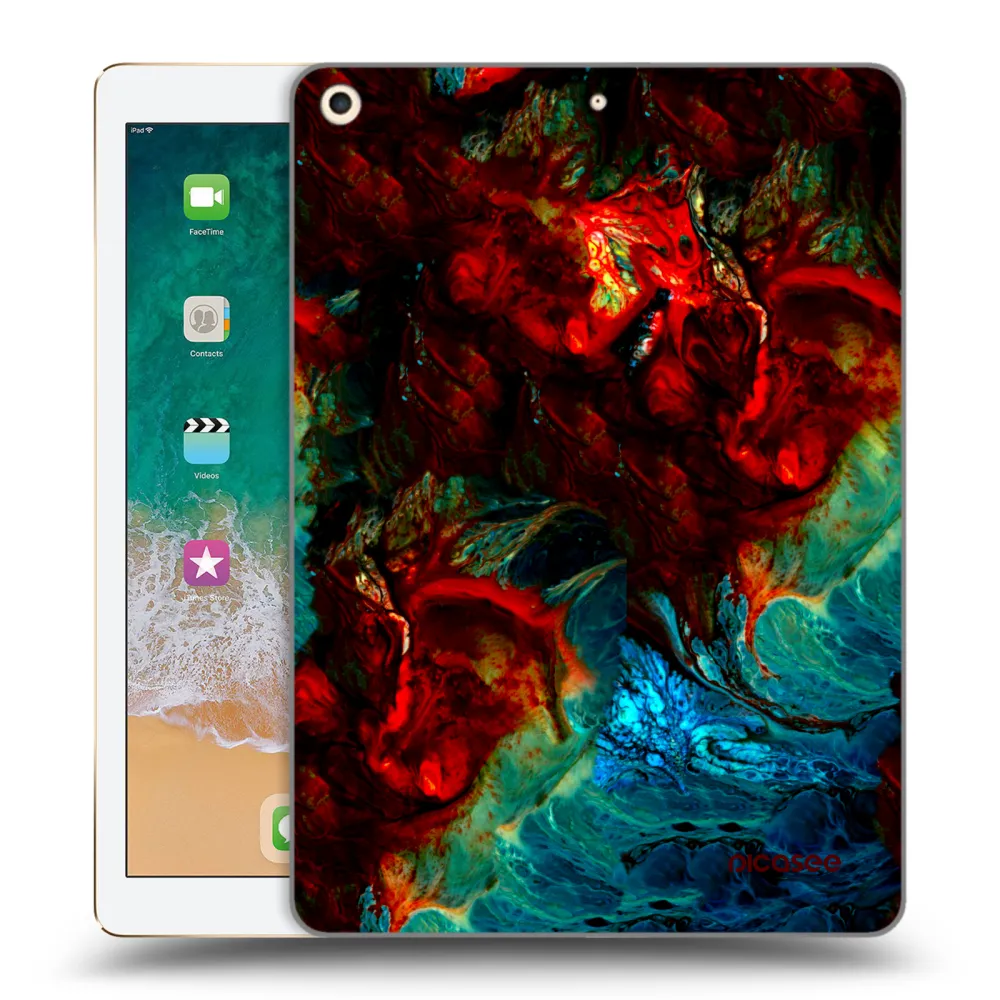 Picasee διαφανής θήκη σιλικόνης Apple iPad 9.7" 2017 (5. gen) - Universe