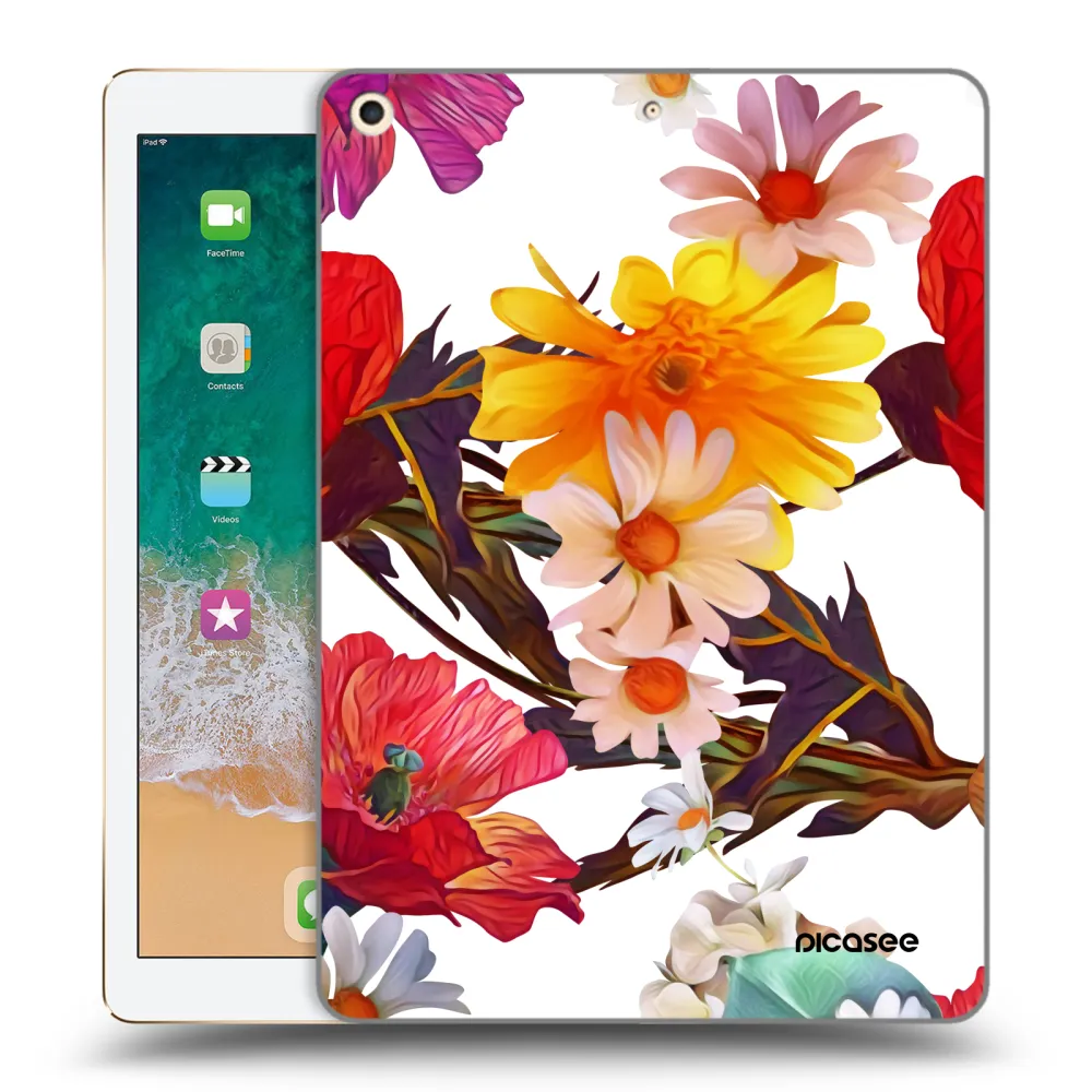 Picasee διαφανής θήκη σιλικόνης Apple iPad 9.7" 2017 (5. gen) - Meadow