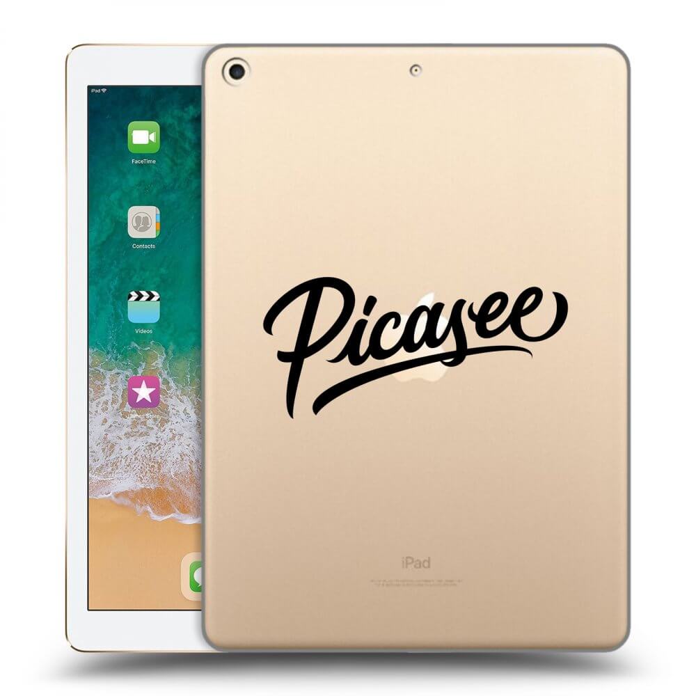 Picasee διαφανής θήκη σιλικόνης Apple iPad 9.7" 2017 (5. gen) - Picasee - black