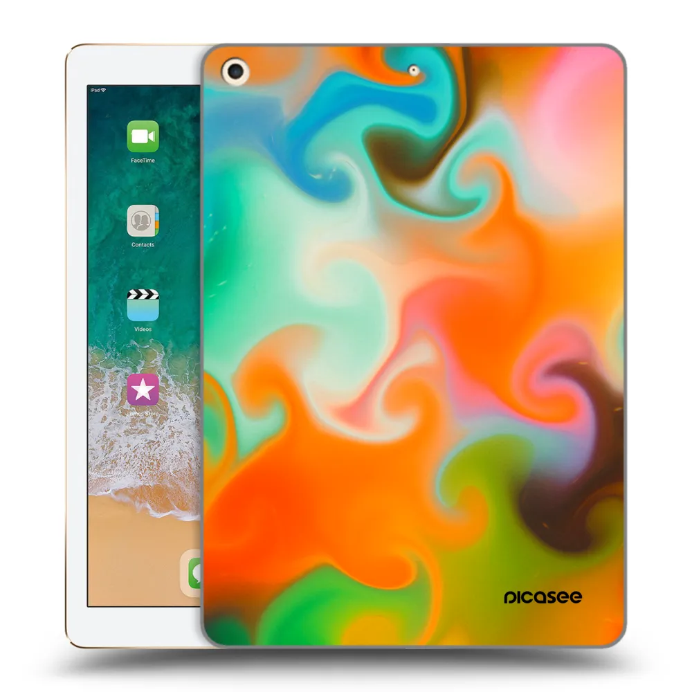 Picasee διαφανής θήκη σιλικόνης Apple iPad 9.7" 2017 (5. gen) - Juice