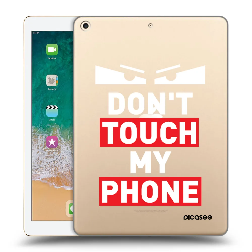 Picasee διαφανής θήκη σιλικόνης Apple iPad 9.7" 2017 (5. gen) - Shadow Eye - Transparent