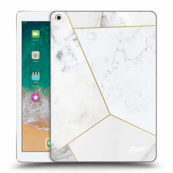Θήκη για Apple iPad 9.7" 2017 (5. gen) - White tile