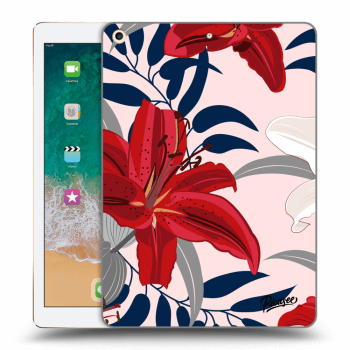 Θήκη για Apple iPad 9.7" 2017 (5. gen) - Red Lily