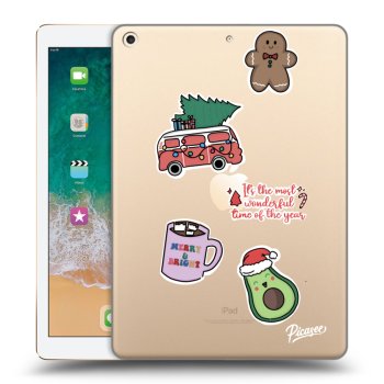 Θήκη για Apple iPad 9.7" 2017 (5. gen) - Christmas Stickers