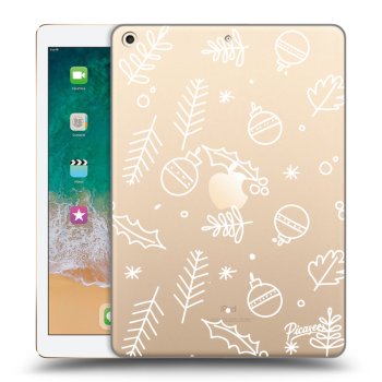 Picasee διαφανής θήκη σιλικόνης Apple iPad 9.7" 2017 (5. gen) - Mistletoe