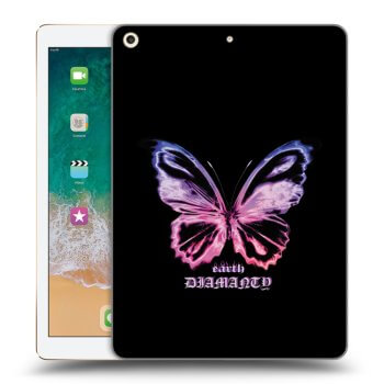 Picasee διαφανής θήκη σιλικόνης Apple iPad 9.7" 2017 (5. gen) - Diamanty Purple