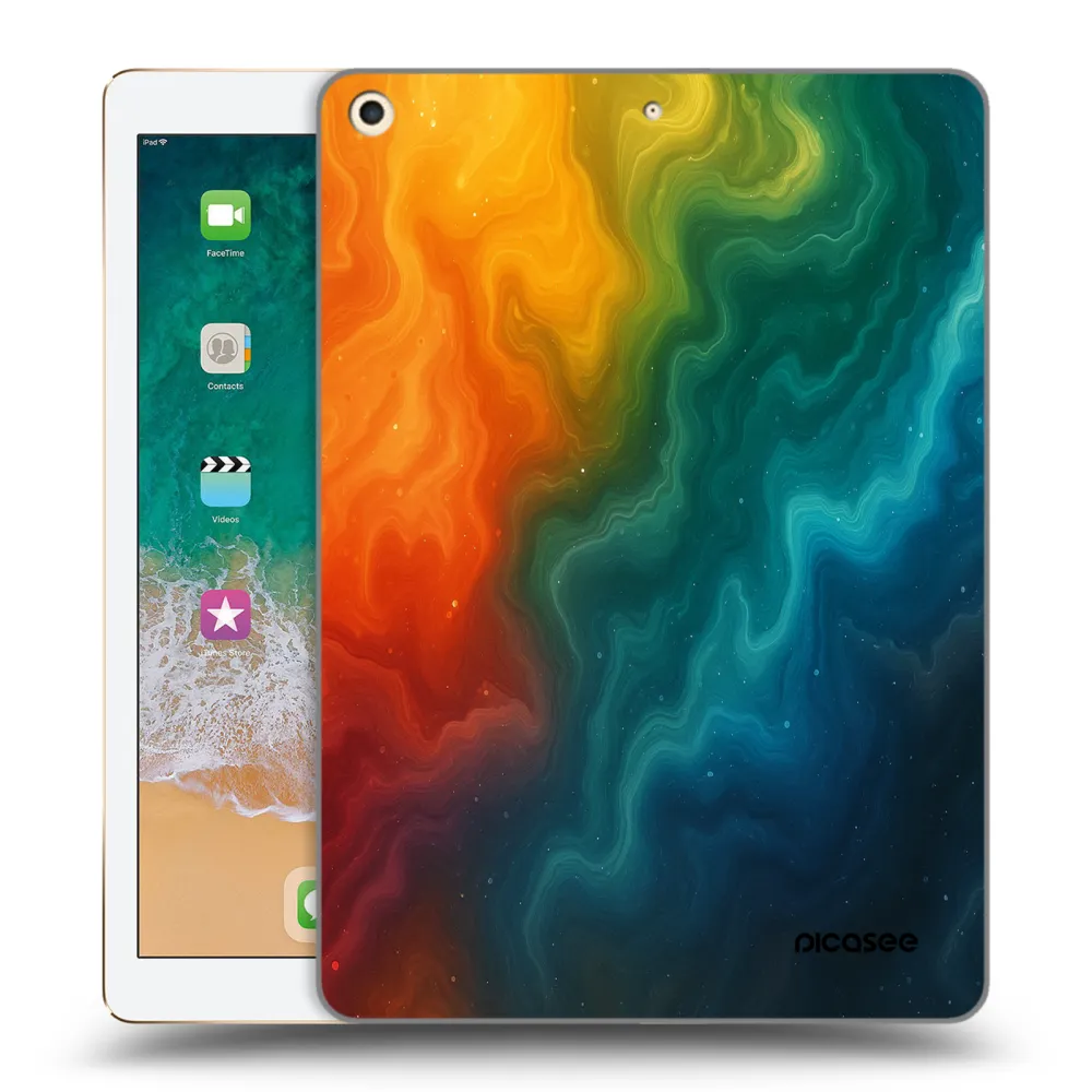Picasee διαφανής θήκη σιλικόνης Apple iPad 9.7" 2017 (5. gen) - Solar