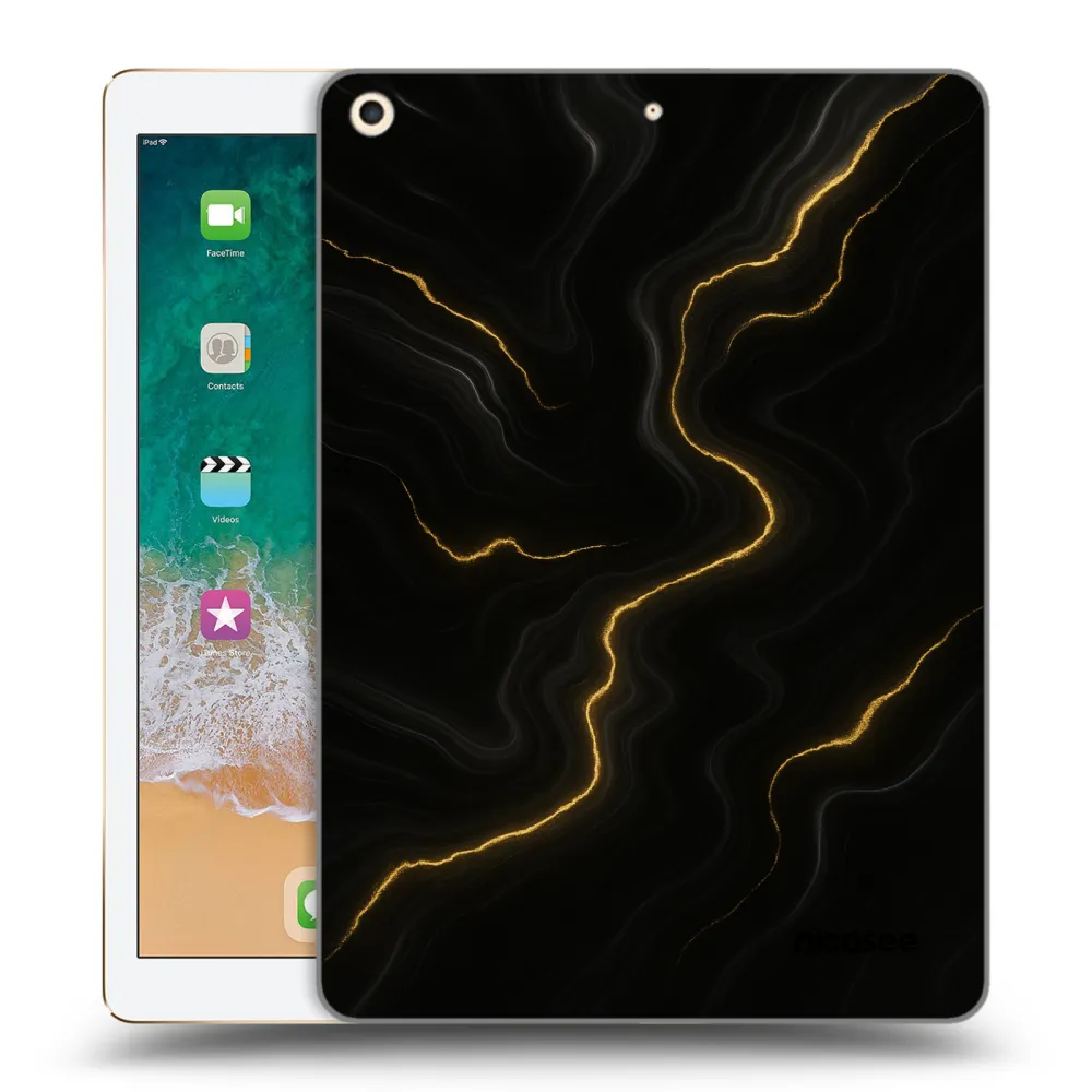 Picasee διαφανής θήκη σιλικόνης Apple iPad 9.7" 2017 (5. gen) - Thunder
