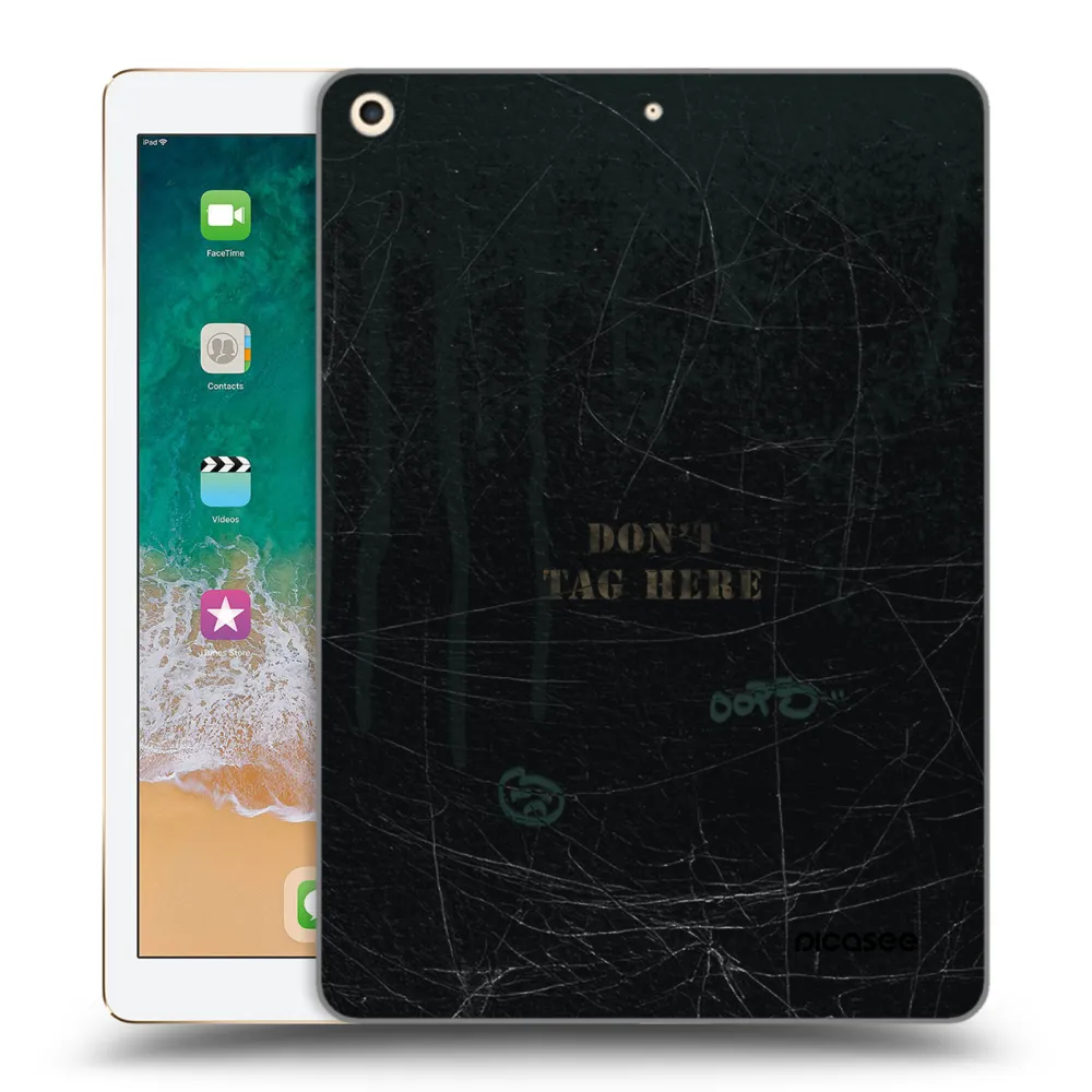 Picasee διαφανής θήκη σιλικόνης Apple iPad 9.7" 2017 (5. gen) - DON´T TAG