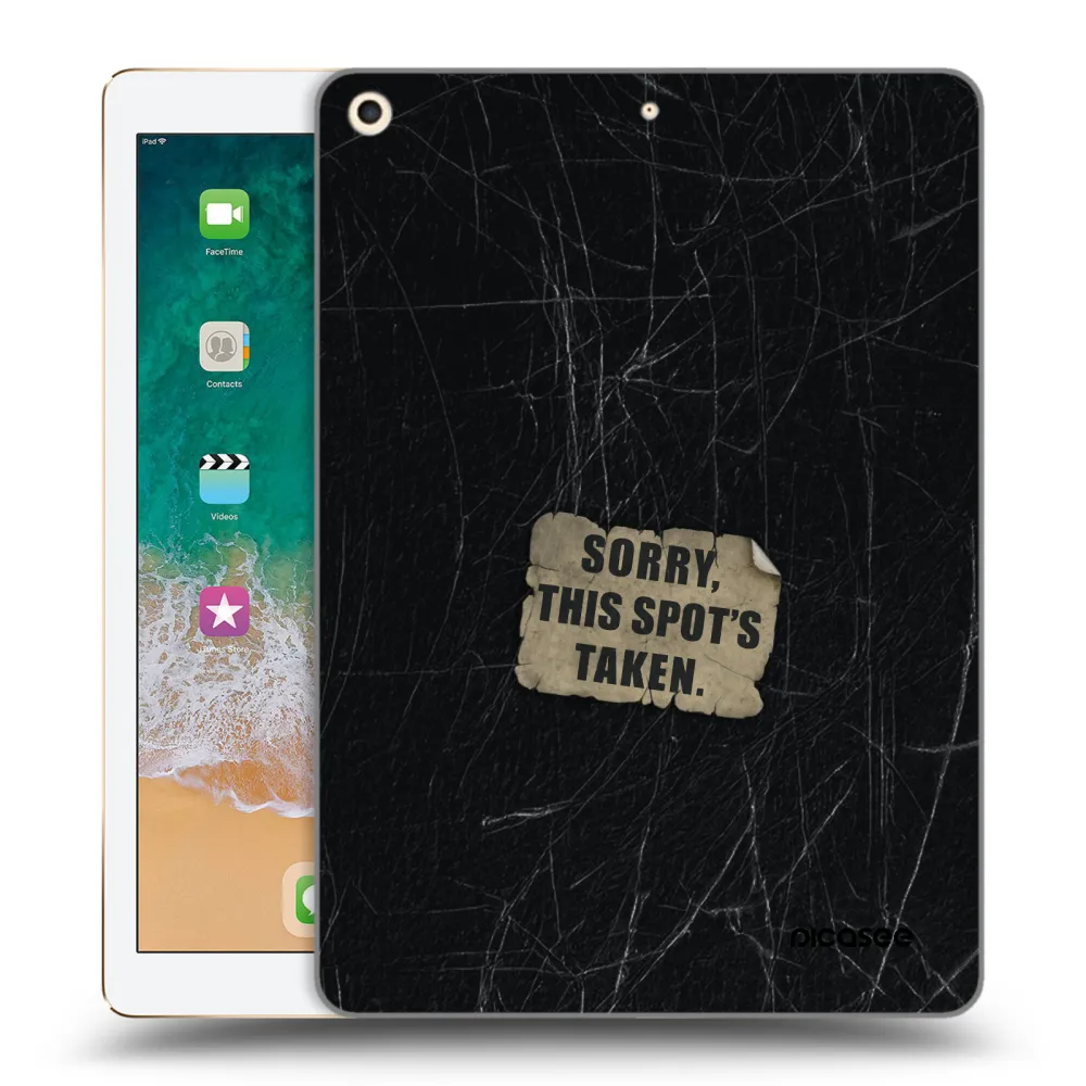 Picasee διαφανής θήκη σιλικόνης Apple iPad 9.7" 2017 (5. gen) - SORRY