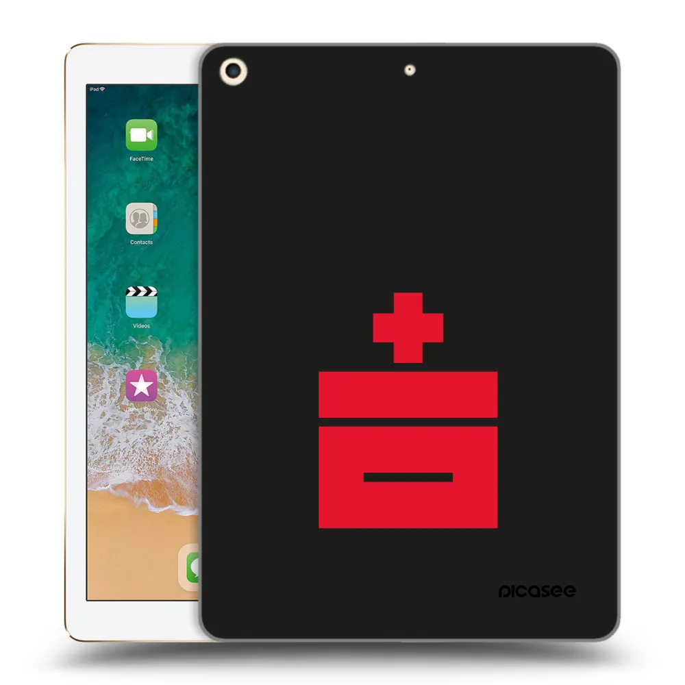 Picasee διαφανής θήκη σιλικόνης Apple iPad 9.7" 2017 (5. gen) - Le Plastenciaga